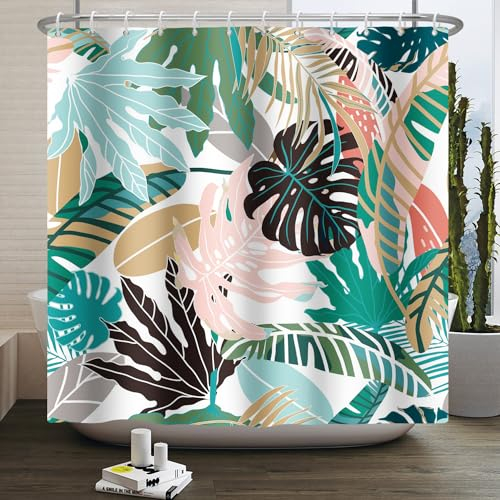 Duschvorhang Blau Rosa Braun Duschvorhang Stoff Polyester Badevorhang Shower Curtains Antischimmel Duschvorhang Wasserdicht Duschvorhänge Duschvorhang 240x200 mit 12 Duschvorhangringen