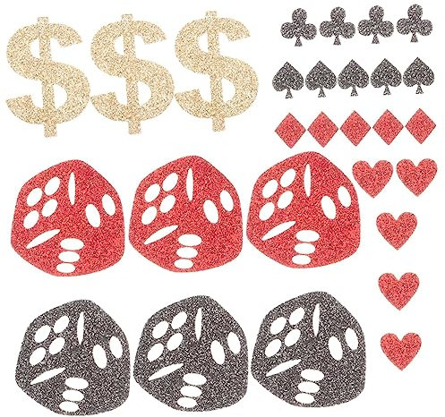 OFFSCH 2taschen Konfetti-stifte Für Junggesellinnenabschiede Tischdekor Glitzer Poker Würfel Party Dekoration Vliesstoff Party Streuer