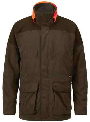 Pinewood Herren Småland Hunters Jacke - Jagdjacke Herren - wind- und wasserdicht mit vielen praktischen Taschen für Jagdzubehör, atmungsaktiv und mit verstellbarer Passform