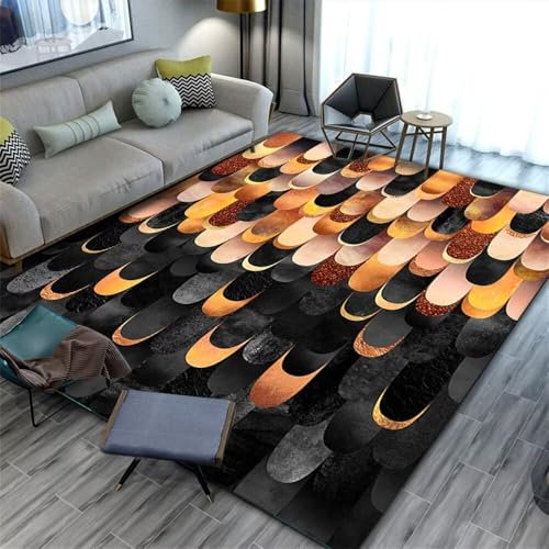 RUGMRZ Rutschmatte Teppich Indoor Bereich Teppich Sofa Wohnzimmer Schlafzimmer Korridor Teppich Läufer Flur rutschfest Mehrfarbig Teppich Wohnzimmer Home Design 200X350CM