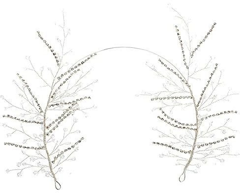 Healeved Ausgefallenes Silbernes Strass-stirnband Für Hochzeitsfestzüge Haarband Braut-haar-accessoire Funkelnder Kopfschmuck Für Frauen