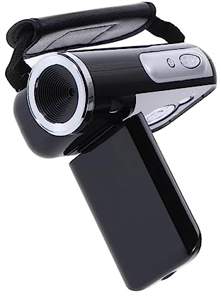 Generico Camera Digitale Videoregistratore Macchina Fotografica D'azione Fotocamera Mini Dv Con Schermo Videocamera Per Vlog Mini Macchina Fotografica Digitale Black Plastica