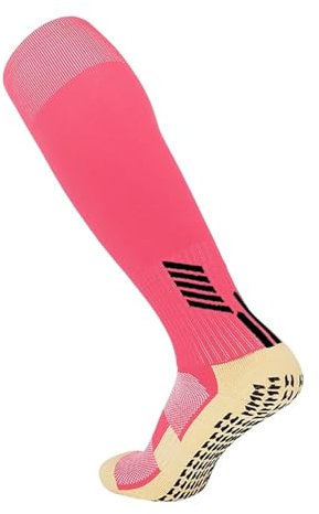 LXRHLIKG Kniestrümpfe für Fechtsport, Schweiß Absorbierende Fechtsocken mit Dicker Handtuchunterseite, Schutz-fechtstrümpfe, Fechtstrümpfe für Degen, Säbel und Florett(Pink,S)