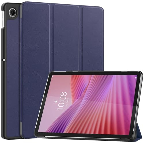 zZjoOoj Hülle für Lenovo Tab 2025 10.1 Inches (TB-311FU/TB-311XU) Tablette Case,Ultradünn leicht Schutzhülle Case mit Standfunktion und Auto Schlaf/Wach Funktion,Blue