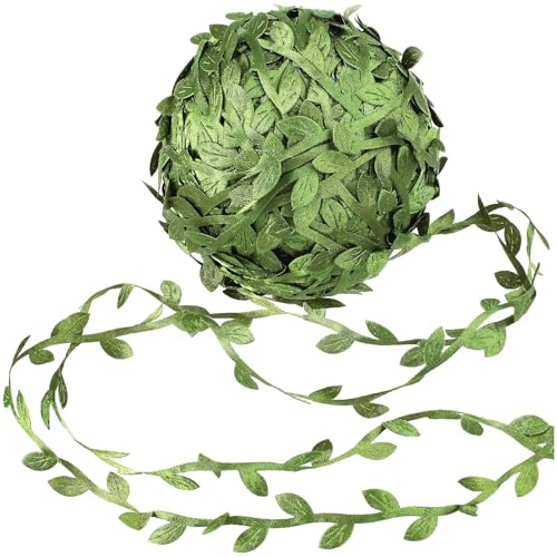 Guirlande de lierre artificielle de 20 m - Feuilles d'eucalyptus artificielles pour mariage, fête, jardin, décoration murale