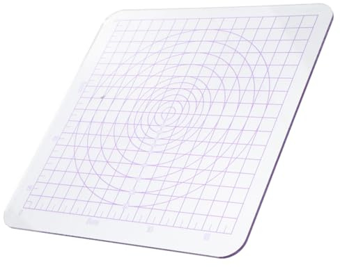 LOLIPPYY Transparent Acrylic Clay Rolling Board Square Nonstick Surface Lightweight Portable Handcraft Tool for DIY Pottery Sculpting and Air Dry Clay Crafting