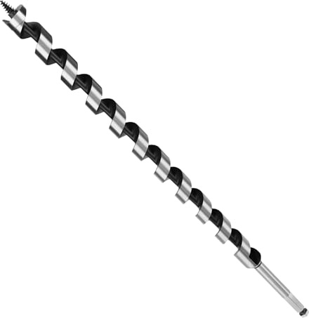 MOXPIFY 22mm Wood Auger Drill Bits 460mm Long, Timber Drill Bits | Hex Shank, Extra Long Wood Drill Bits For Woodworking (22mm x 460mm)