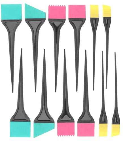 Set de Teñido del Cabello de Silicona, 2 Juegos, 6 Piezas | DIY en Casa, Aplicadores y Peines Reutilizables, Solución Completa para Coloración Precisa y Flexible