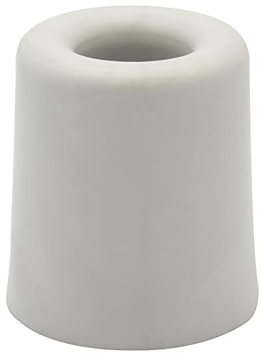 WAGNER Golvdörrstopp/väggdörrstopp VULKANO Medium – diameter Ø 31 x 34 mm, buffert av högkvalitativt massivt gummi, grå, för skruvning – 15206021