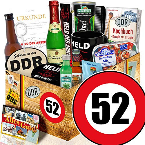 DDR Männer Geschenkbox/Männergeschenke DDR/Geburtstag 52 / Geschenkset Papa