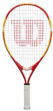 Wilson US Open 21, WRT20310U Racket Tennis für Kinder, Rot / Gelb, Kindergröße: 100 bis 115 cm