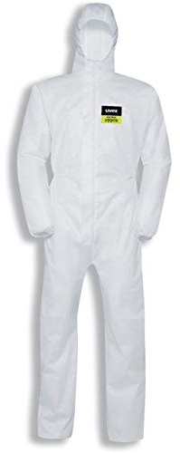 Engångs kostym, Uvex 5/6 Air, vit, Tg XXXL
