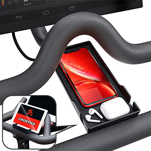 Crostice phone Holder Compatible with Peloton Bike & Bike Plus, Original Design Tray Fit for Most phone, Baby Monitor