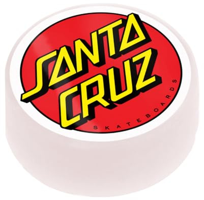 Santa Cruz Skateboard-Wachs Dot mit klassischem Kokosduft für Skateboarder und Jugendliche aller Altersgruppen