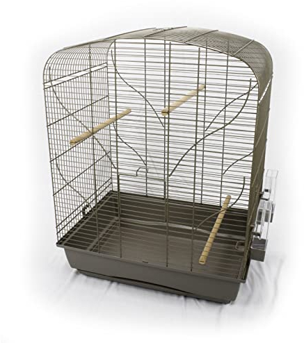 Premium Vogelkäfig Käfig Bella 71x54x39cm Wellensittich Kanarien Vogelhaus Vogelbauer Luxus NEU