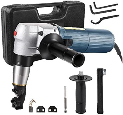 PHIDOL 380W 625W Electric Metal Nibbler Corded Shears Cutter 1.8MM 4MM Cutting Thickness for Sheet Metal Stainless Steel Plastic Durable, Versatile, Wide Range of Applications (Color : 625W)