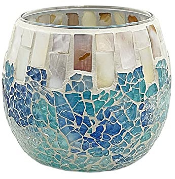 HEXEH Kerzenhalterhalter Farbiger Kerzenhalter aus Glas, romantische Aromatherapie-Kerze, Tischdekoration, Kerzenhalter Kandelaber (Color : B)