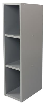 Puckdaddy® Stauraumregal Mikkel, für Malm Kommode, Grau, Kinderzimmer