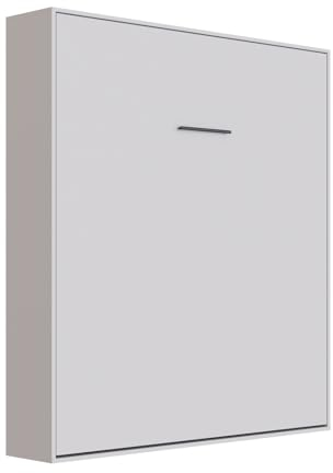 SMARTBett Schrankbett M1 160x200 Vertikal Grau Klappbett