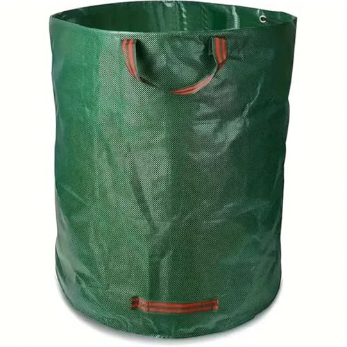 Gartenabfallsäcke mit großem Fassungsvermögen, faltbar, Laubsack, Mülleimer für Gartenmüll, langlebig, 120 l, für den Außenbereich