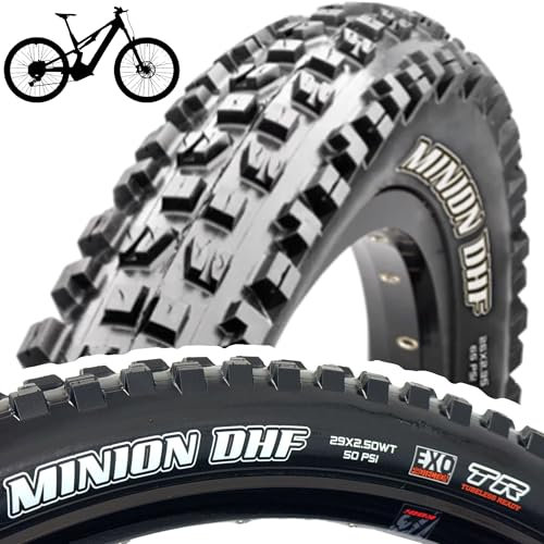 Fahrrad MTB FR DH Ebike Trail Maxxis® Tires Falt Reifen Minion DHF 29 x 2,5'' WT DH Exo TLR Tubeless Ready Mantel (2 Stück)