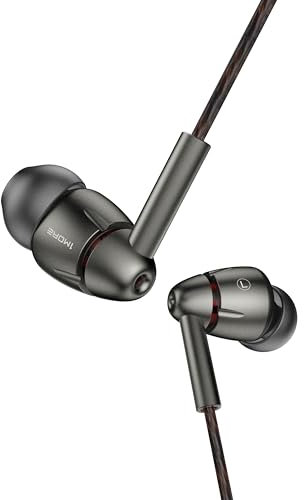 1MORE Quad Driver In-Ear Earphones, Hi-Res High Fidelity Wired Earphones, Spacious Reproduction, High Resolution, USB-C Headphones with Microphone in-Line Remote Smartphones/PC/Tablet