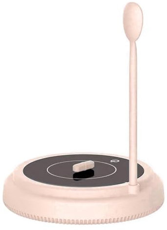 Steowsey Coctelera de leche magnética recargable, batidora de café eléctrica para bebés, decantador de vino inteligente (rosa)