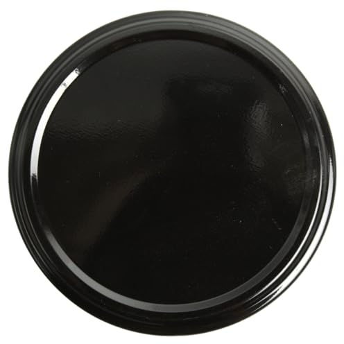 100x Glass Jar Lids Twist Off 82mm Metal Replacement Caps for Jam Honey Pickle Vegetables Fruits Plain Colors Metal Preserving Lid (Black)