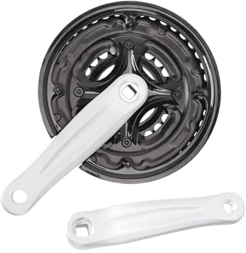 Generisch Kinder-MTB-Kurbelgarnitur, 7/8/9 Gänge, 24–34–42 Zähne, 152 mm – Kettenrad aus Aluminiumlegierung mit Diamantloch for 24er-Fahrräder