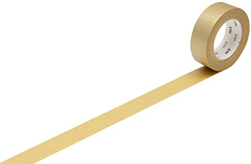 mt Washi Masking Tape Klebebandrolle gold