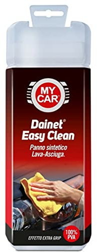 My Car, Dainet Easy Clean Panno Sintetico Lava-Asciuga, Massima Efficacia Detergente, Extra Morbidezza, per Ogni Superficie, Effetto Extra Grip