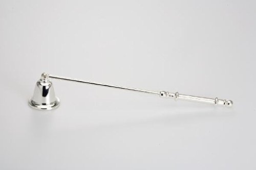 Silber Tischkultur Kerzenlöscher glatt poliert L 26,0 cm versilbert