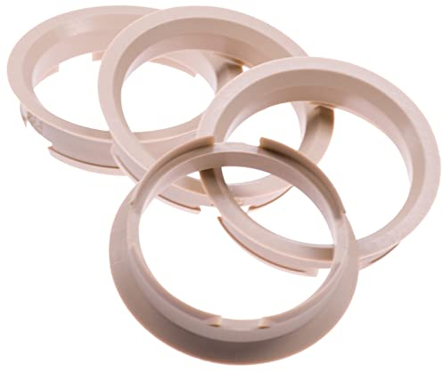 4X Zentrierringe 63,4 x 56,6 mm beige Felgen Ringe Made in Germany