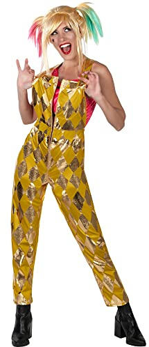 Rubies - Disfraz Mono Dorado Harley Quinn Birds of Prey Ad (702203-L)