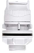 Oracstar PolyFit White 15mm x 1/2 Tank Connector Plumbing Fitting