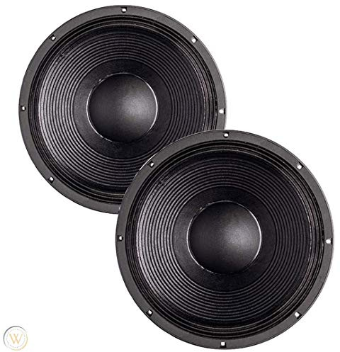 COPPIA WOOFER 15 POLLICI 8 OHM PROFESSIONALI 15 SUBWOOFER CONO ALTOPARLANTE ** 600w X 2 ** 38 CM