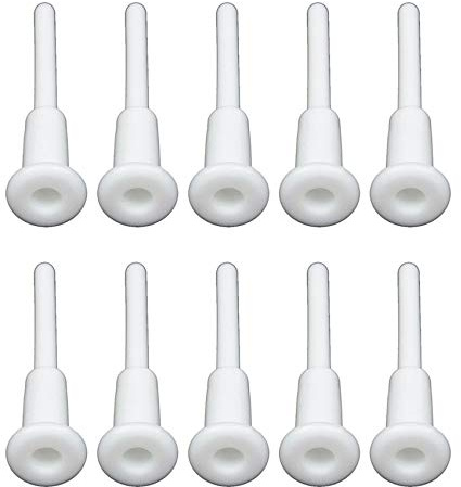 BodyArt Lot de 10 bouchons d'air pour ballon de yoga 55 cm, 65 cm, 75 cm, gymnastique, yoga, exercice gonflable, lit, piscine