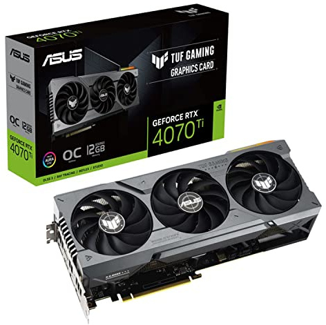 ASUS Karta Grafficzna TUF Gaming GeForce RTX 4070 Ti OC 12 Go GDDR6X (TUF-RTX4070TI-O12G-GAMING)