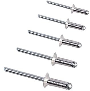 DIN15977 M2.4/M3/M3.2 Aluminium-Stahl-Blindniete Senkkopf-Popniete Offene Art Blindniete Multi Size -3.2X6mm,1000Stk