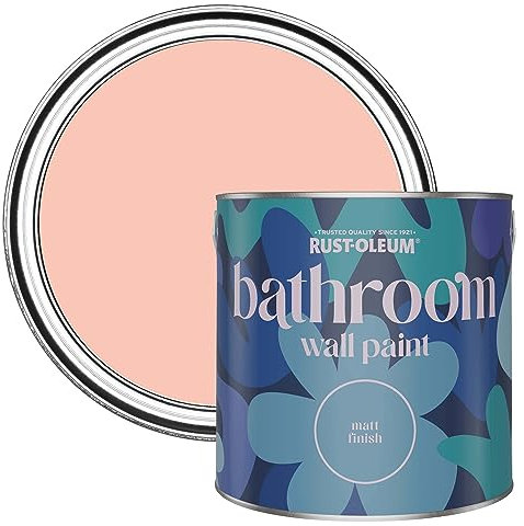 Rust-Oleum Peach Water-Resistant Bathroom Wall & Ceiling Paint - Happy As A Clam 2.5L