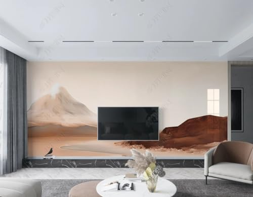 Photo Wallpaper 3D Desert Sandstone Natural Scenery Wallpaper Nonwoven Mural Decoration Poster Living Room Bedroom Corridor Modern Wall Decor Size Custom