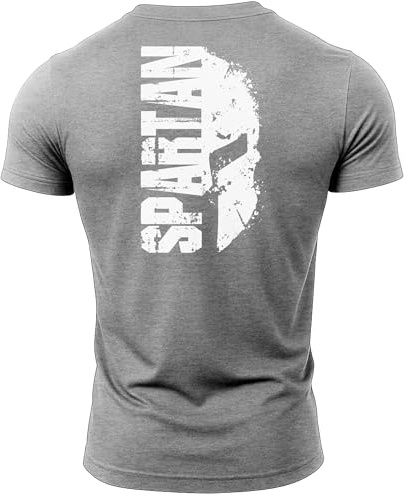 GYMTIER Spartan Helmet - Men's Gym T-Shirt - Bodybuilding Workout Top