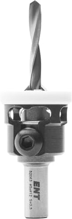 ENT 52063 Svasatore 90° con Arresto di profondità Metallo duro, diametro punta (D2) 5,0 mm, Svasatore (D1) 12 mm, L 51 mm