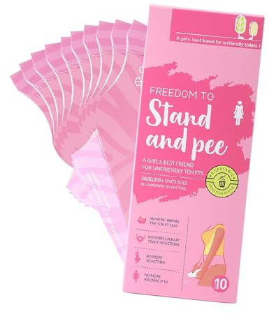 Weibliches Uriniergerät -10 Vertikaler Uriniertrichter | Wasserdichter weiblicher Urin-Trichter | Multifunktionales ergonomisches tragbares Uriniergerät für Frauen, Mädchen, Schwangere