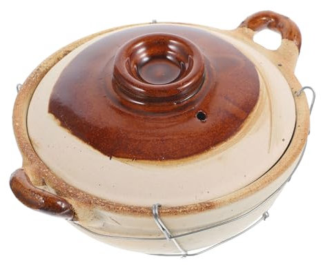 Casseruola in Terracotta con Piccola Pentola per Stufati Facile da Utensile per Cucina