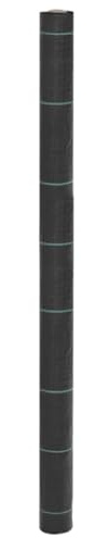 vidaXL Membrana para malezas PP Negra 1,5x5 m, Tela contra Malas Hierbas, Tela de Control de malezas, Tela de malezas, Telas para Malas Hierbas