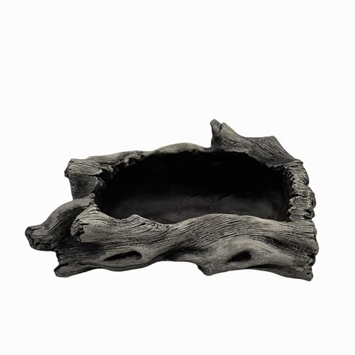 Limtula Künstliche Treibholz Pflanzgefäß Skulptur, Sukkulenten Blumentöpfe, Holzimitation, poröse Bonsai Baum Pflanztöpfe, Dekore, Sukkulenten Blumentöpfe