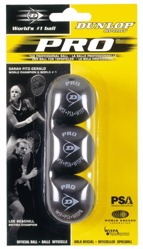 Dunlop Pro Squash Ball – 3 Ball Pack