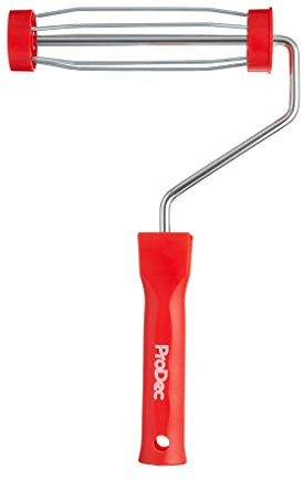 ProDec Monture professionnelle à manche en plastique 175 mm x 44 mm, 5 fils métalliques antidérapants et raccord à emboîter pour manches télescopiques