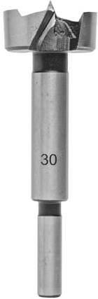ENT 25012 Forstnerbohrer WS, Schaft (S) 8 mm, Durchmesser (D) 30 mm, L 90 mm